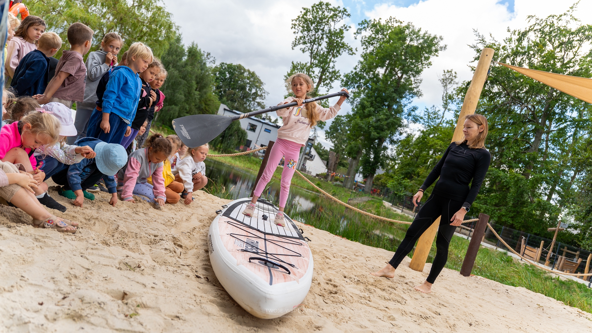 Warsztaty SUP dla dzieci z Puck